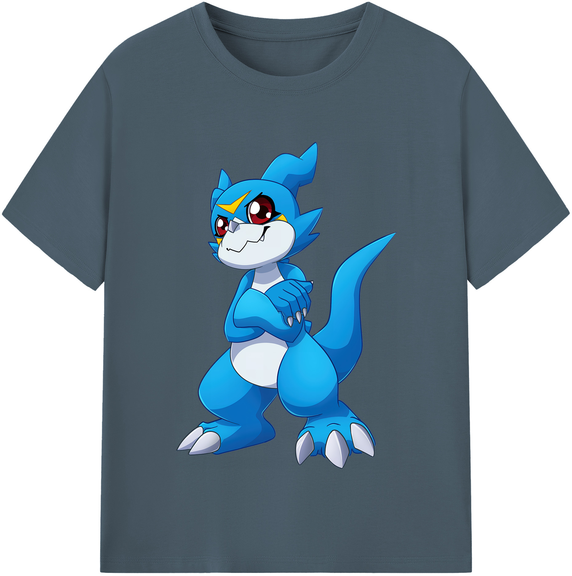 （画像用） Digimon デジタルモンスター/デジモン 綿100％半袖Tシャツ（フロントプリント）